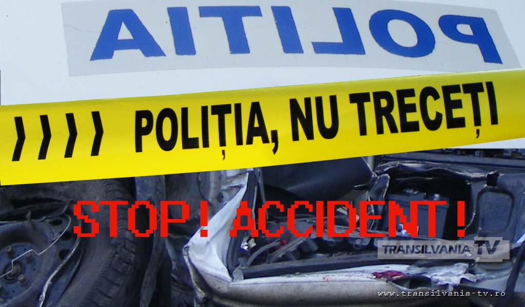 Accident în lanț, produs în Aiud