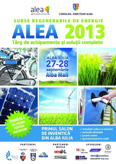 ALEA 2013 – târg de echipamente și soluții complete, organizat în Alba Iulia